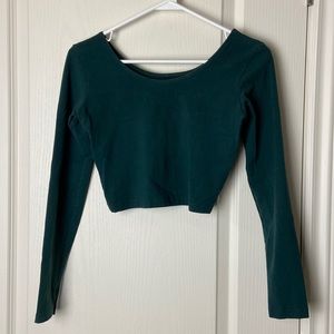 American Apparel Long Sleeve Crop
